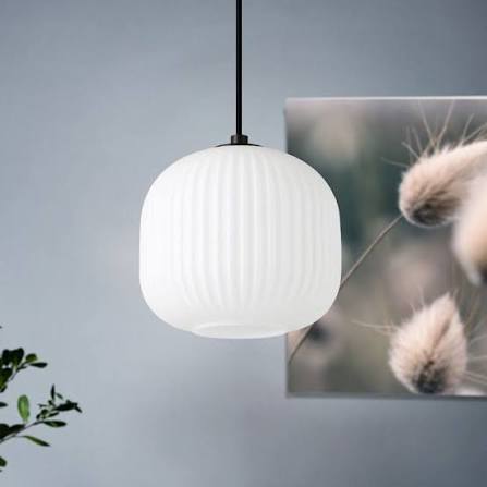 Eurolux Mantunalle 1LT Pendant Black/White-P1349