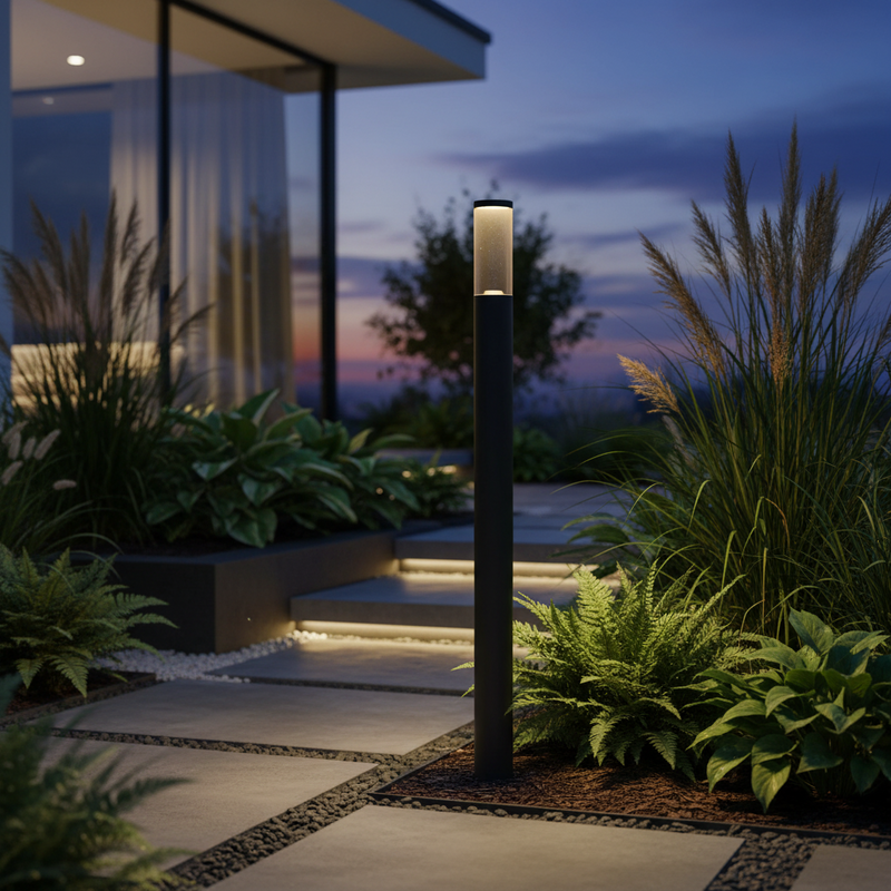 Eurolux Salle Outdoor Floor Light Black E27-O661