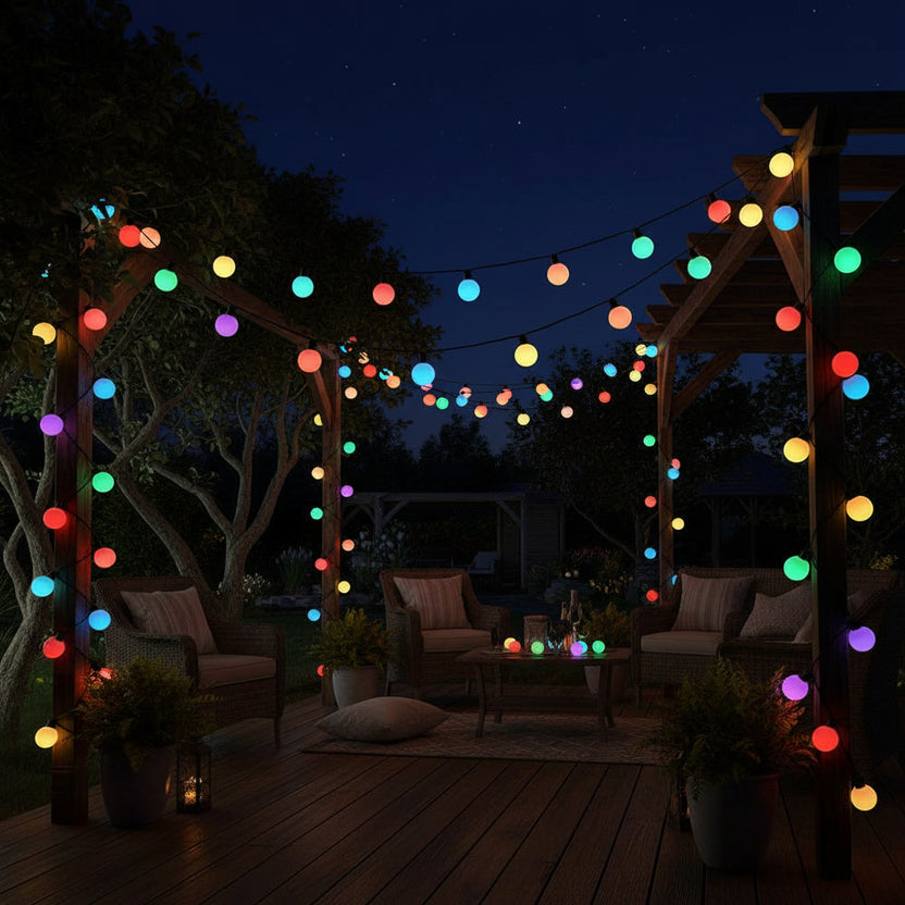 20 LED tennis ball string decor light.