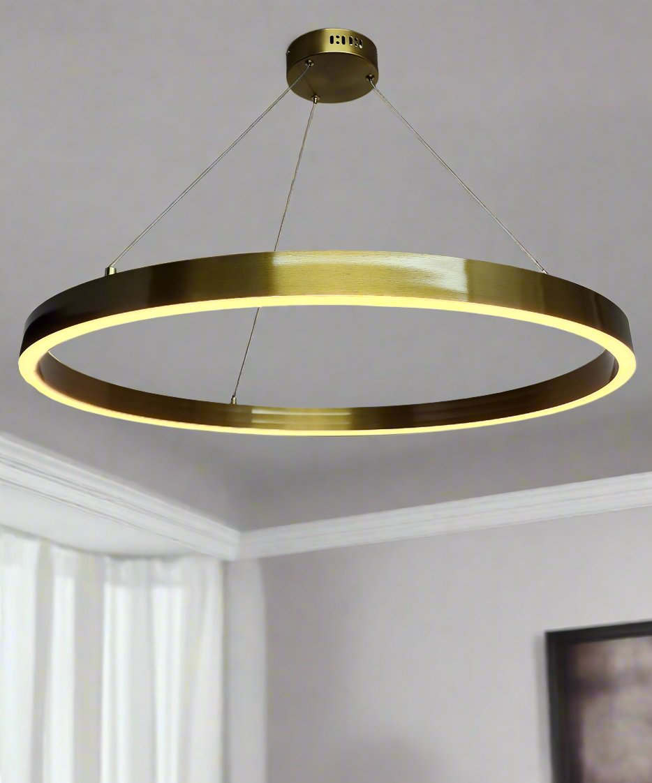 Modern Golden ring LED dining lamp JMX23327/1PL. Mr.Smart SA's Best Online Shopping Store.