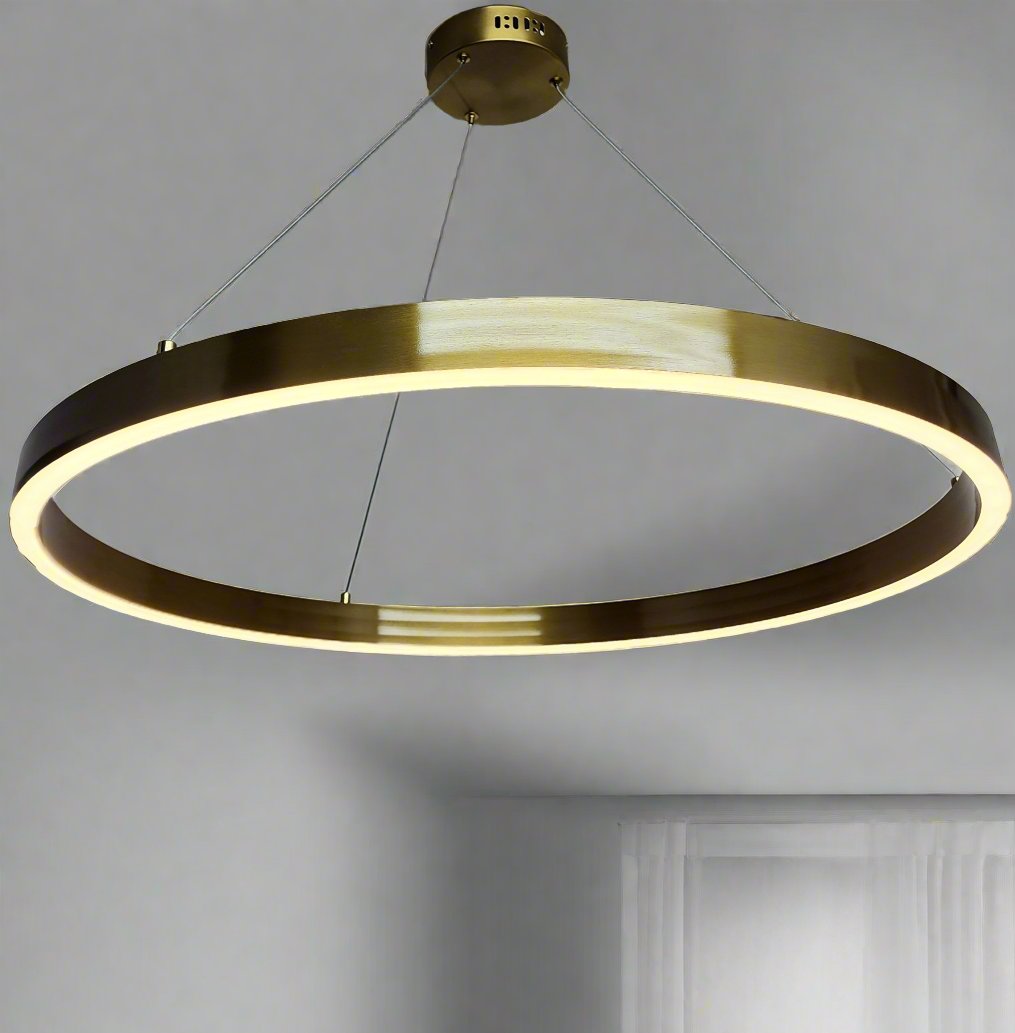 Modern Golden ring LED dining lamp JMX23327-1PL. - Mr.Smart SA's Best Online Shopping Store