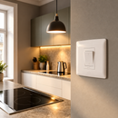 50A 2 Pole stove isolator - White.