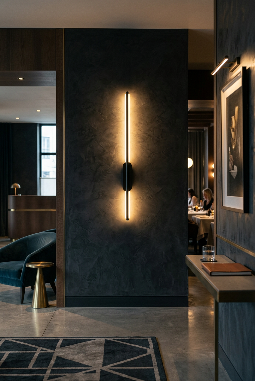 18W LED Wall Lamp-3000K-Black.