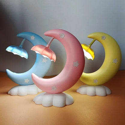 Moon shape rechargeable night lamp for kids bedroom. Mr.Smart SA's Best Online Shopping Store.