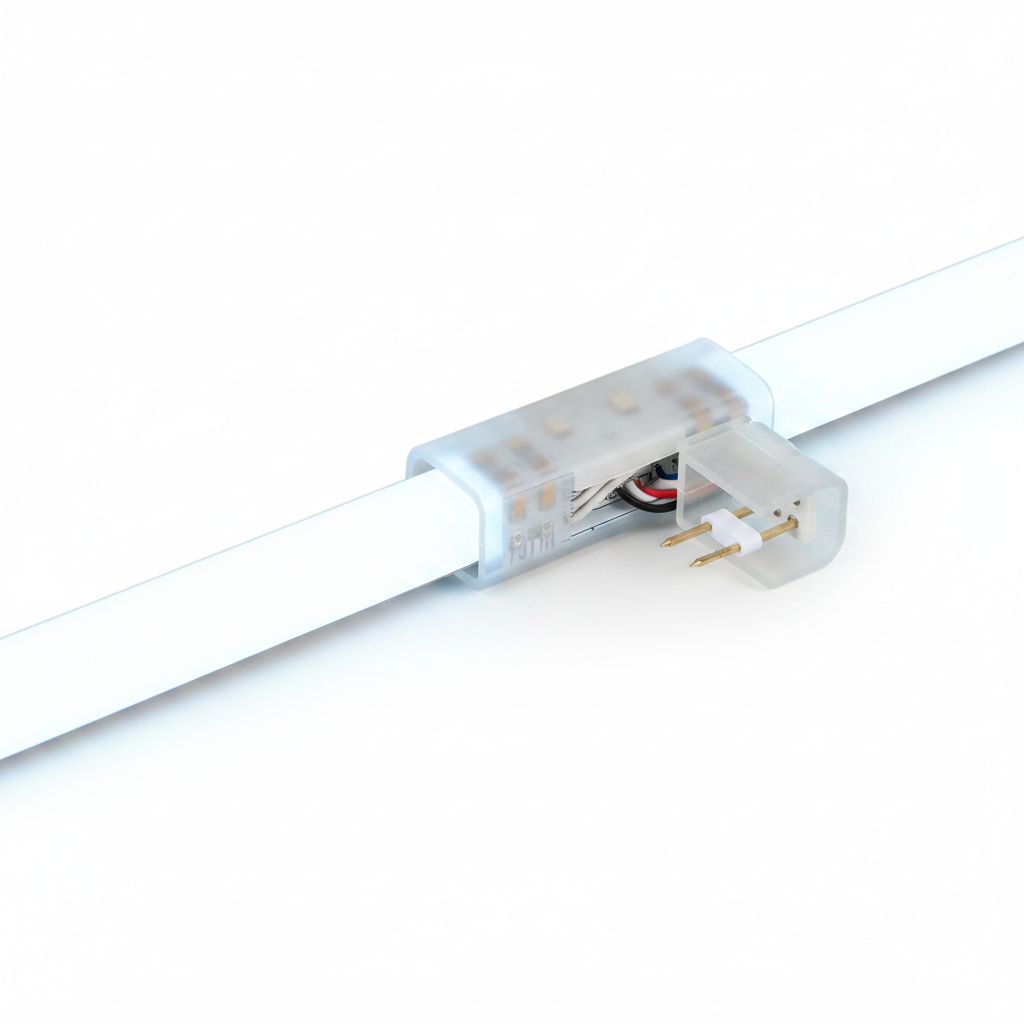 220V NEON LED Strip light Straight joiner.