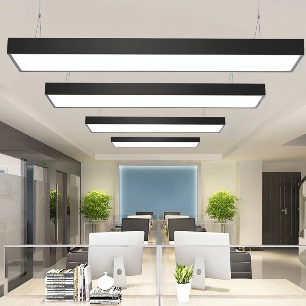 100W 1180x300mm LED Office Pendant light 6500K.
