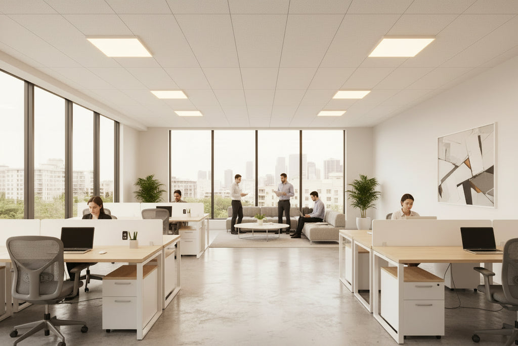 3 CCT Radiant 600mmx600mm 40W 4000lm LED panel light Backlit-IP40 (2 Years Warranty).