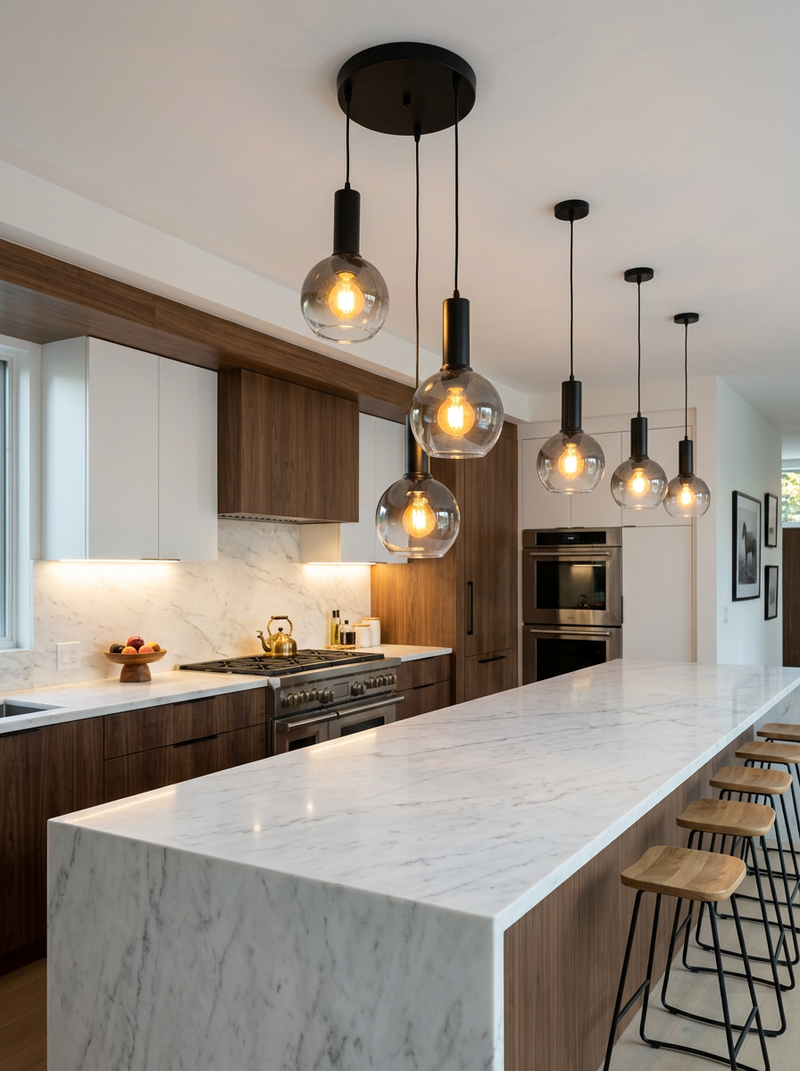 3 smoke glass bowl hanging pendant lamp - 514/3 (bulbs not included).