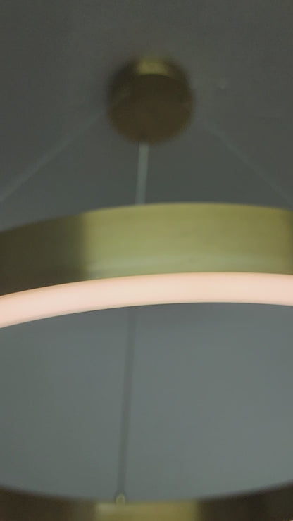 Modern Golden ring LED dining lamp JMX23327/1PM.