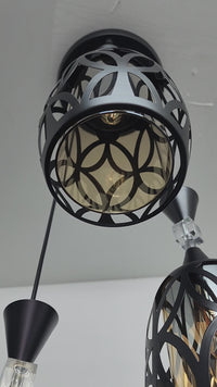pendant lamp - 1754-3. (bulbs not included)