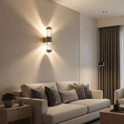 Outdoor Wall Lamp-8902/2 SV.