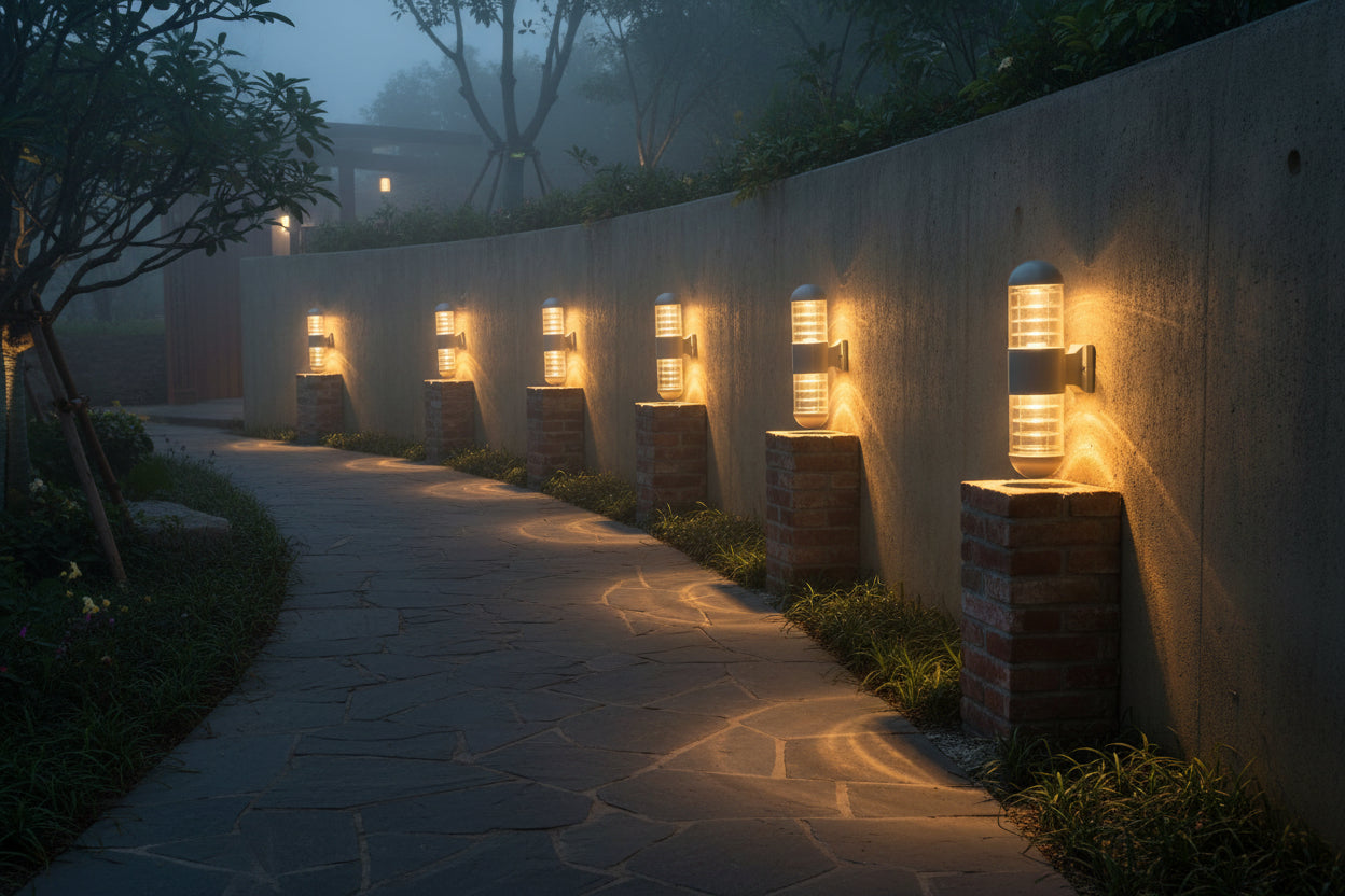Outdoor Wall Lamp-8902/2 SV.