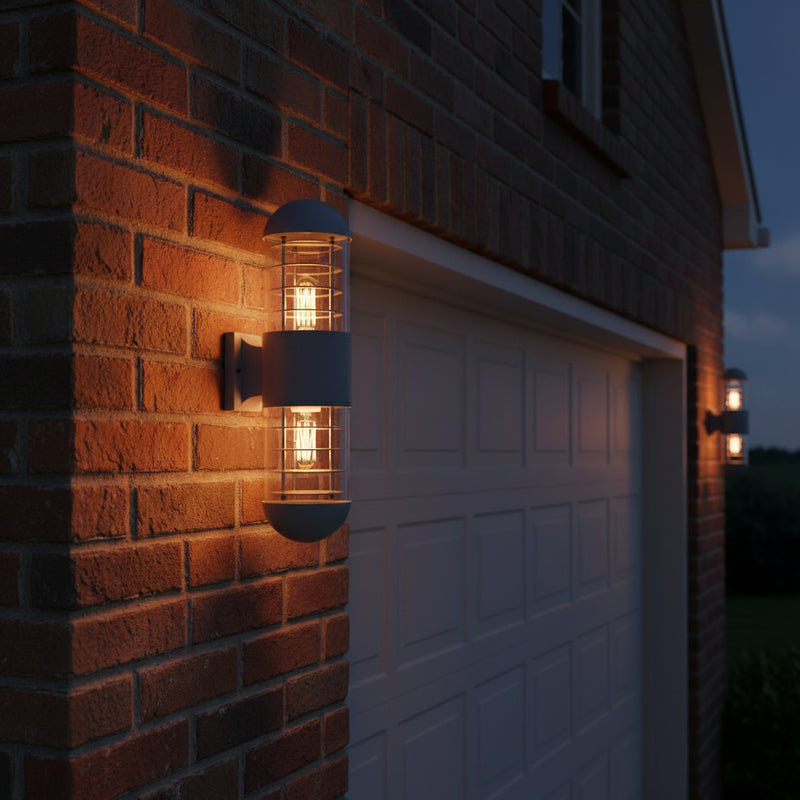 Outdoor Wall Lamp-8902/2 SV.