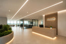 55mm x 20mm x 13mm Recessed LED Aluminum Channel Drywall Profile - 3 meter.