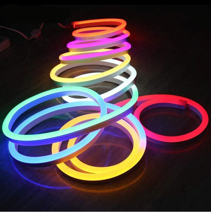 1M - RGB/Multicolor Neon LED Strip Light 220V.