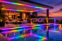 50M - RGB/Multicolor Neon LED Strip Light 220V.
