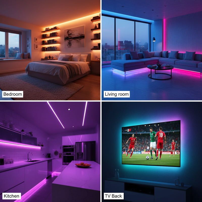 Flexible 20M RGB/Multicolor Neon LED Strip Light 220V for indoor and outdoor
Bright 20M RGB/Multicolor Neon LED Strip Light 220V for home and commercial use