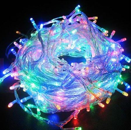 Long 20M string fairy lights providing warm, ambient illumination for celebrations