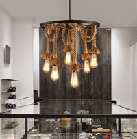 Vintage Rope Style Chandelier-M180/6.
