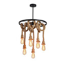 Vintage Rope Style Chandelier-M180/6.