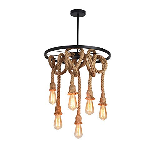 Vintage Rope Style Chandelier-M180/6.