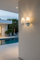 Radiant RW143 Madlyn 2-Light Wall Light – Chrome, 2×E14