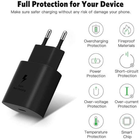 USB Type-C 25W Super Fast Charging Adapter. Mr.Smart