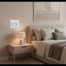 SA/Euro single Socket - White.