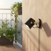 Eurolux Hornwood Spotlight 1 LT E27 Brown/Black-S459