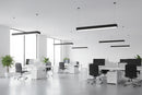 100W 1180x300mm LED Office Pendant light 6500K.