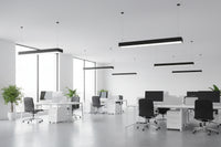 100W 1180x300mm LED Office Pendant light 6500K.