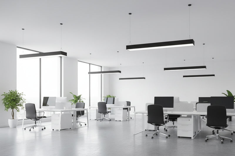 100W 1180x300mm LED Office Pendant light 6500K.