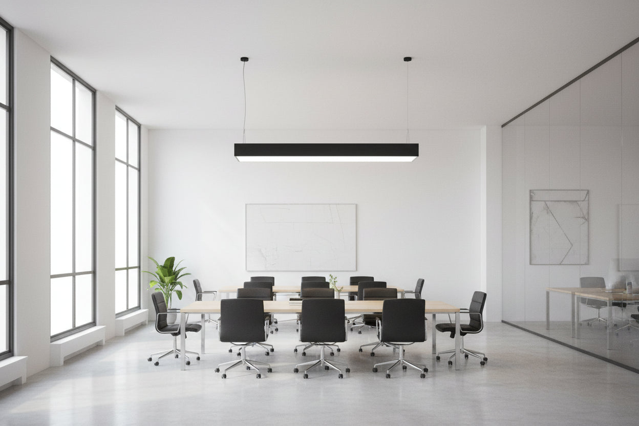 100W 1180x300mm LED Office Pendant light 6500K.