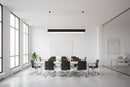 100W 1180x300mm LED Office Pendant light 6500K.