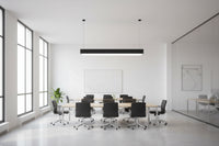 100W 1180x300mm LED Office Pendant light 6500K.
