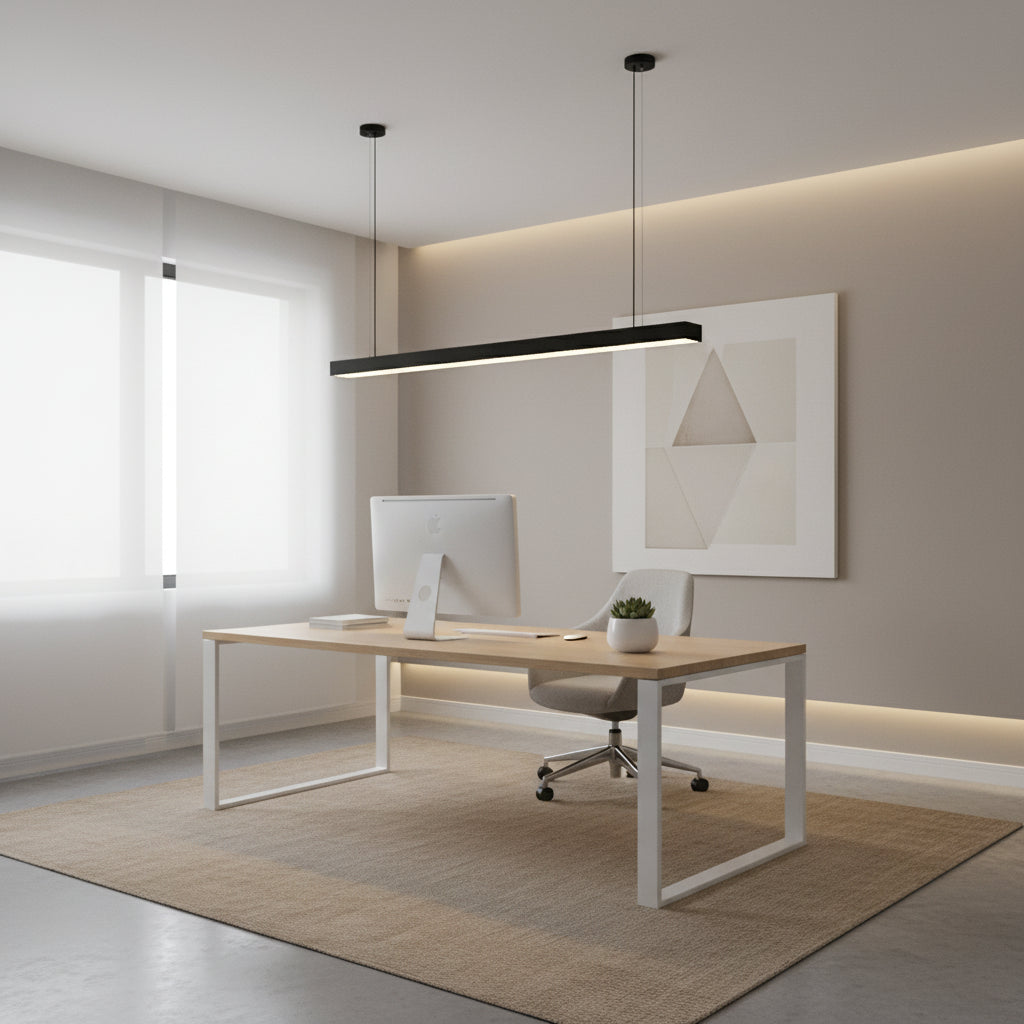 36W 1180x70mm LED Office Pendant light 6500K.