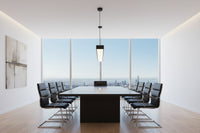 36W 1180x70mm LED Office Pendant light 6500K.