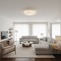 Radiant Lighting Frost Ceiling Light Chrome E27 2x60w JD16 / FROST