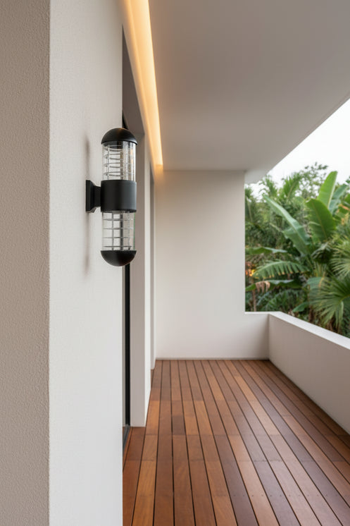 Outdoor Wall Lamp-8902/2 BK.