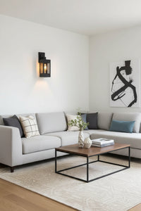 Modern Industrial Wall lamp with Mesh Shade DL6139BK.