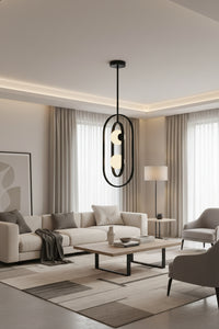 Eurolux Miro 2LT Pendant Black G9 2x3w P1359