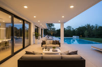 6W Warm White 3000K LED downlight.