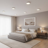 6W Warm White 3000K LED downlight.
