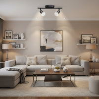 Eurolux Buzz 2LT Spot Light Black LED GU10-S427B