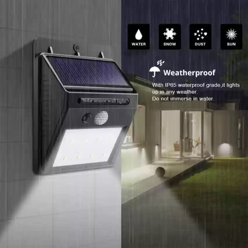 Solar Powered Motion Sensor Wall lamp/Light.