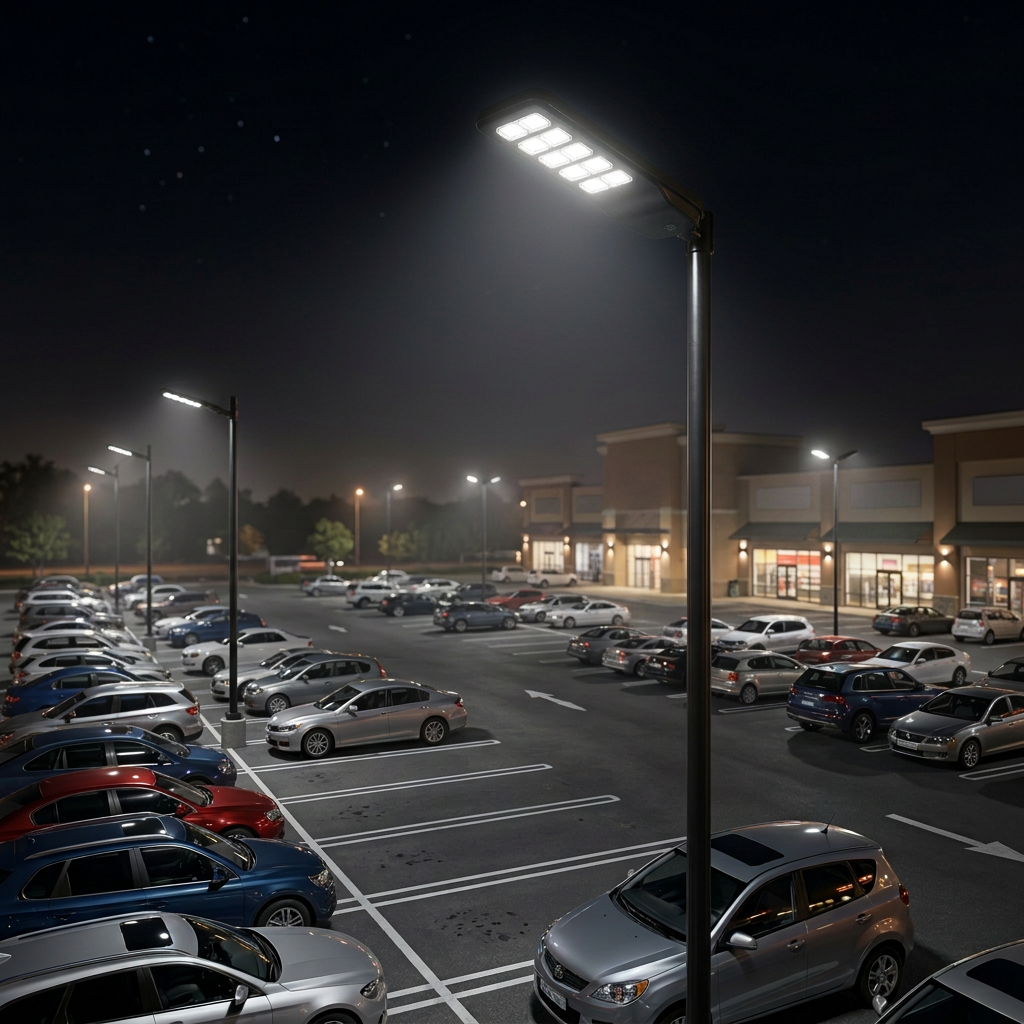 300W Solar industrial LED street light-IP66-7000K.