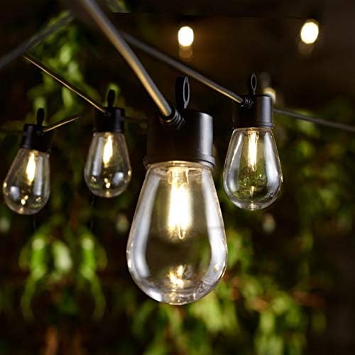 10M 10 Bulbs- Solar LED Festoon Outdoor String Lights. Mr.Smart