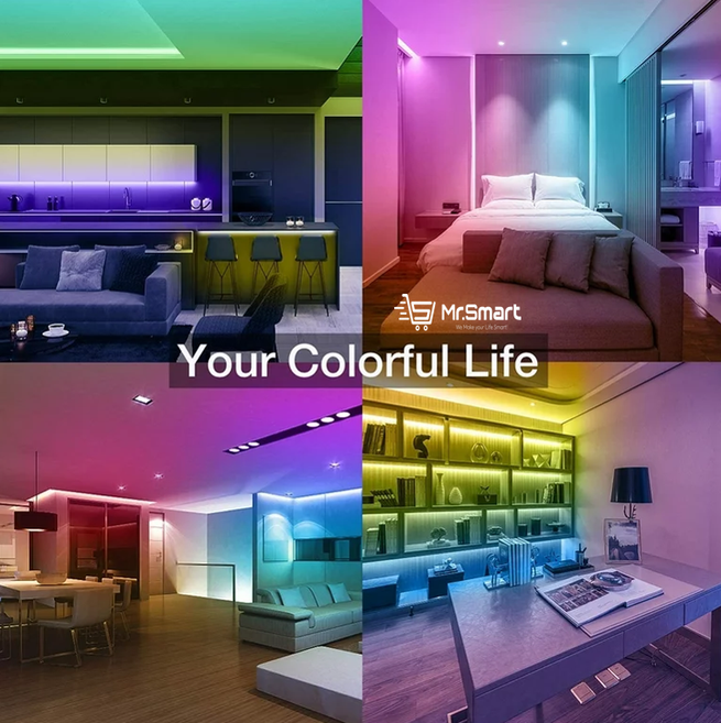 1M- LED RGB/Multicolor Strip Light 220V.