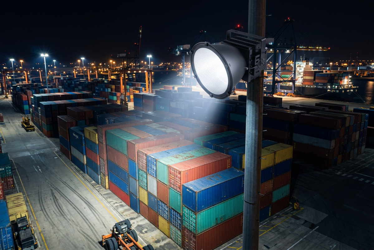 300W High bay industrial LED flood light.