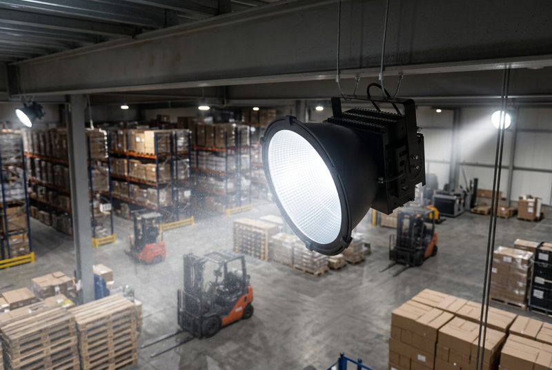 2000W High bay industrial LED flood light-IP65-6500K.